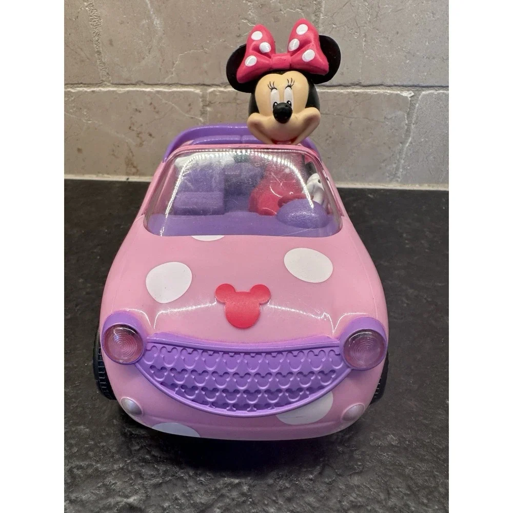 Jada Disney Minnie Mouse RC Roadster Car Only No Remote Untested 2.4GHz